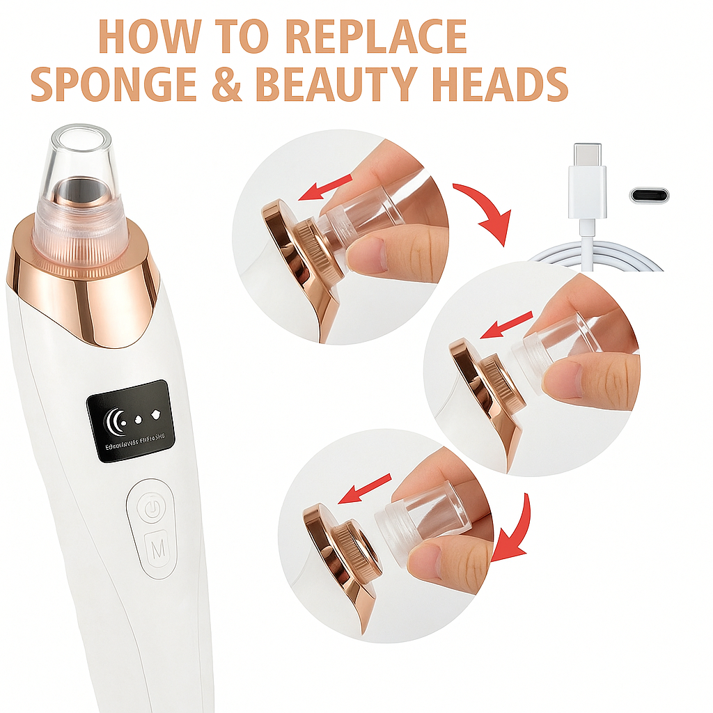 LUXELE™ – Electric Acne Pore Cleaner & Blackhead Remover