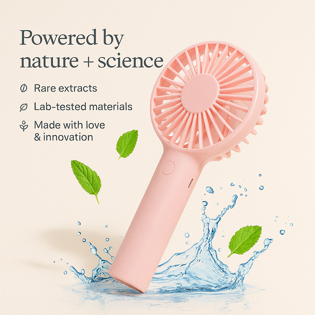 LUXELE™-Portable Handheld Mini Rechargeable Fan