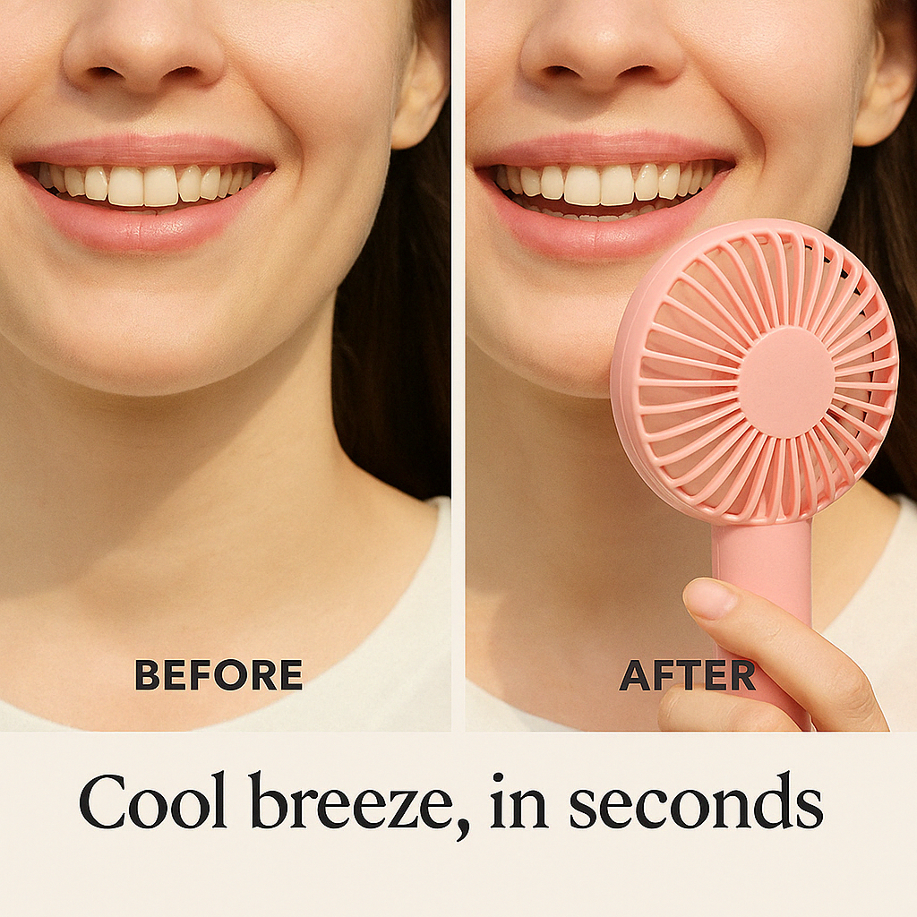 LUXELE™-Portable Handheld Mini Rechargeable Fan