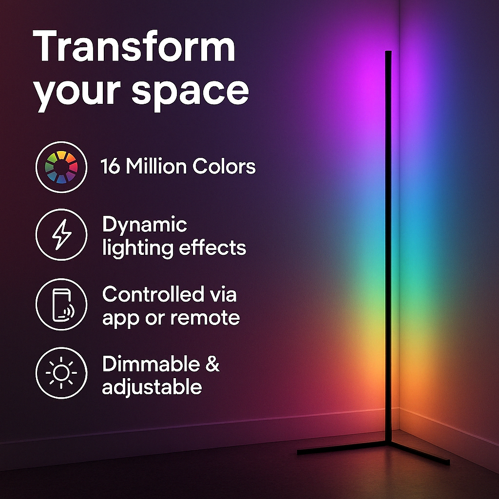 ELITORY™-LED Corner Floor Lamp