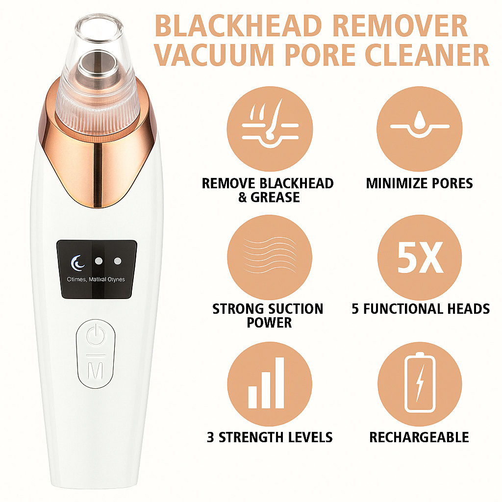 LUXELE™ – Electric Acne Pore Cleaner & Blackhead Remover