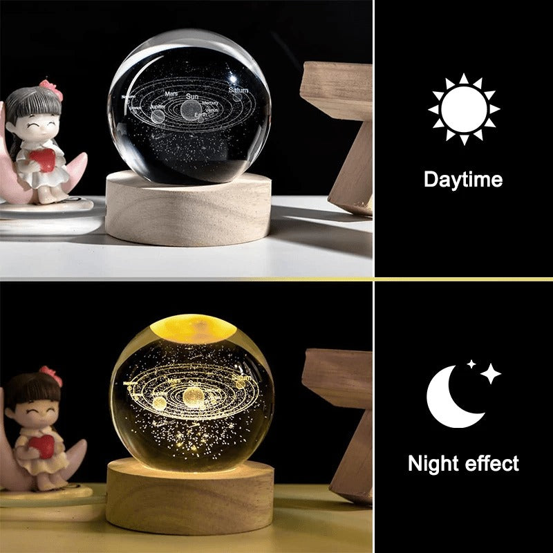 ELITORY™-Night Light Galaxy Crystal Ball Lamp